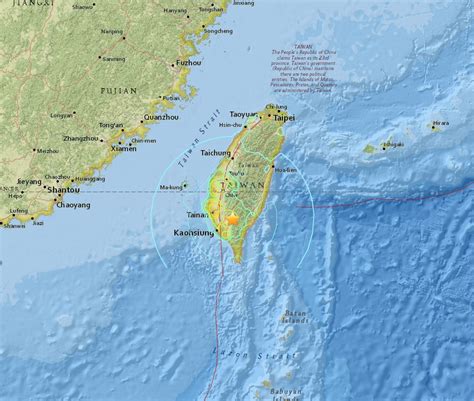 erdbeben taiwan liste